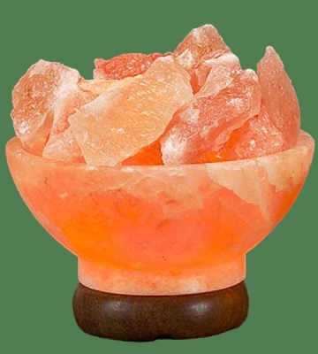 Himalayan Salt Lamp Pink Round Fire Bowl